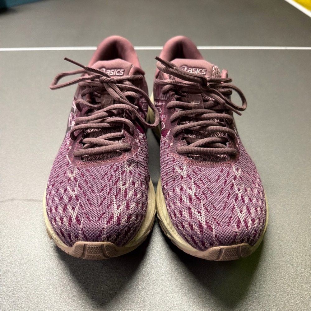 ASICS Women's‎ GT-2000 8 Knit Mauve Pink Lace-up Running Shoes Size 10